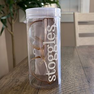 Stoggles mint condition champagne large square frame